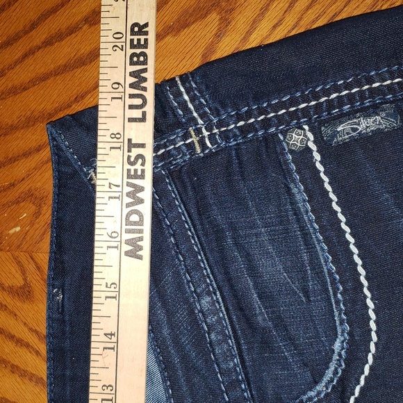 SILVER Francis Boot Cut Dark Wash Blue Denim Jeans Women's Size 18 - Picture 3 of 9